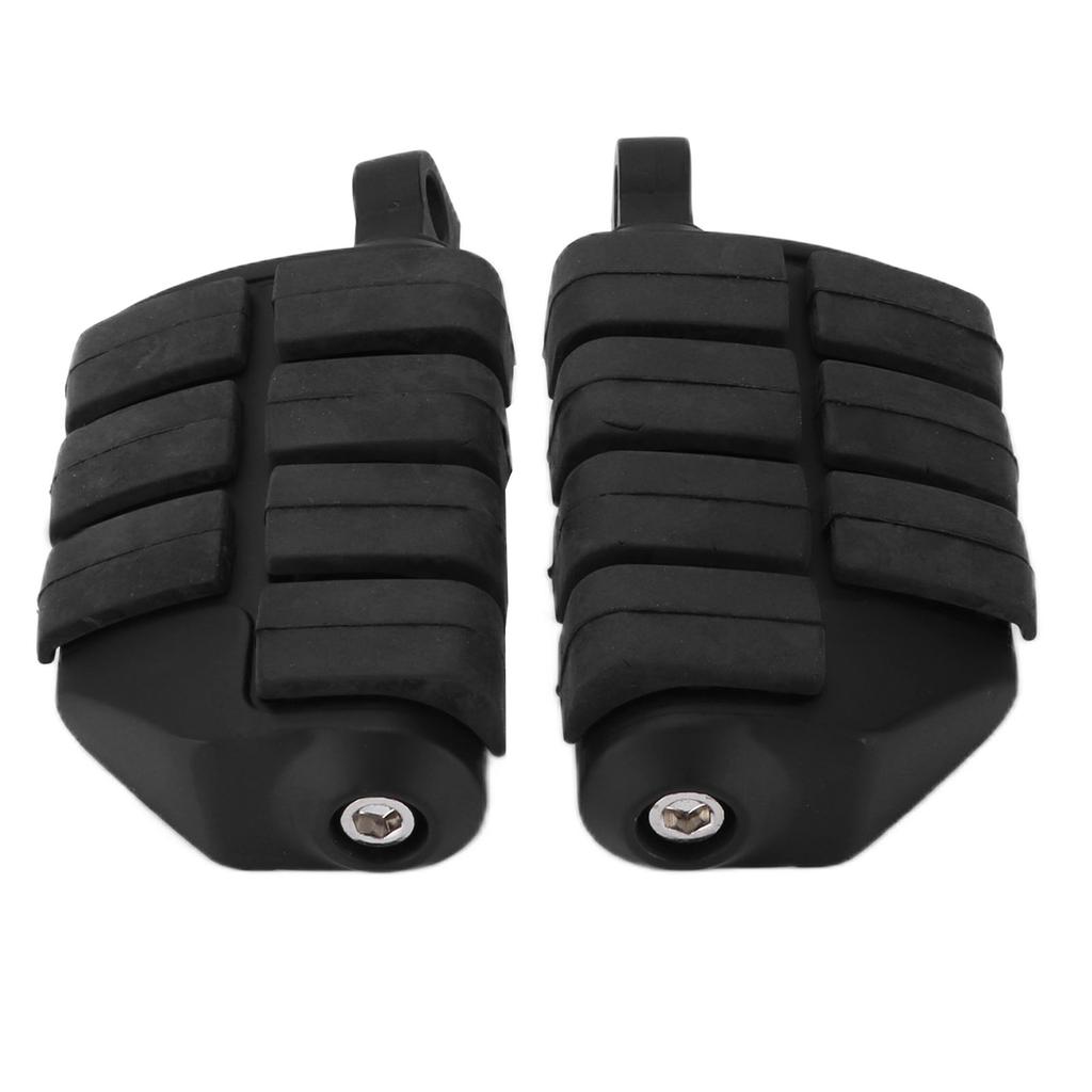Motorcycle Footpegs Footrest CNC Aluminum Alloy Rubber   Replacement For