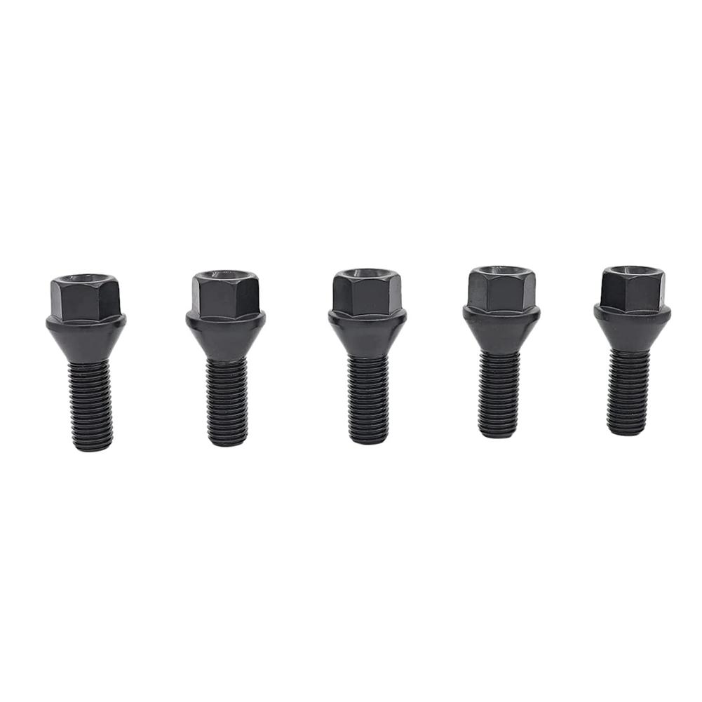 5Pcs Car Wheels Lug Bolts Wheel Lug Bolt Nut for BMW E90 E91 E92 E93