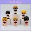 Charming Q Version Volleyball Boys Pvc Action Figures Set Includes Hinata And Kageyama