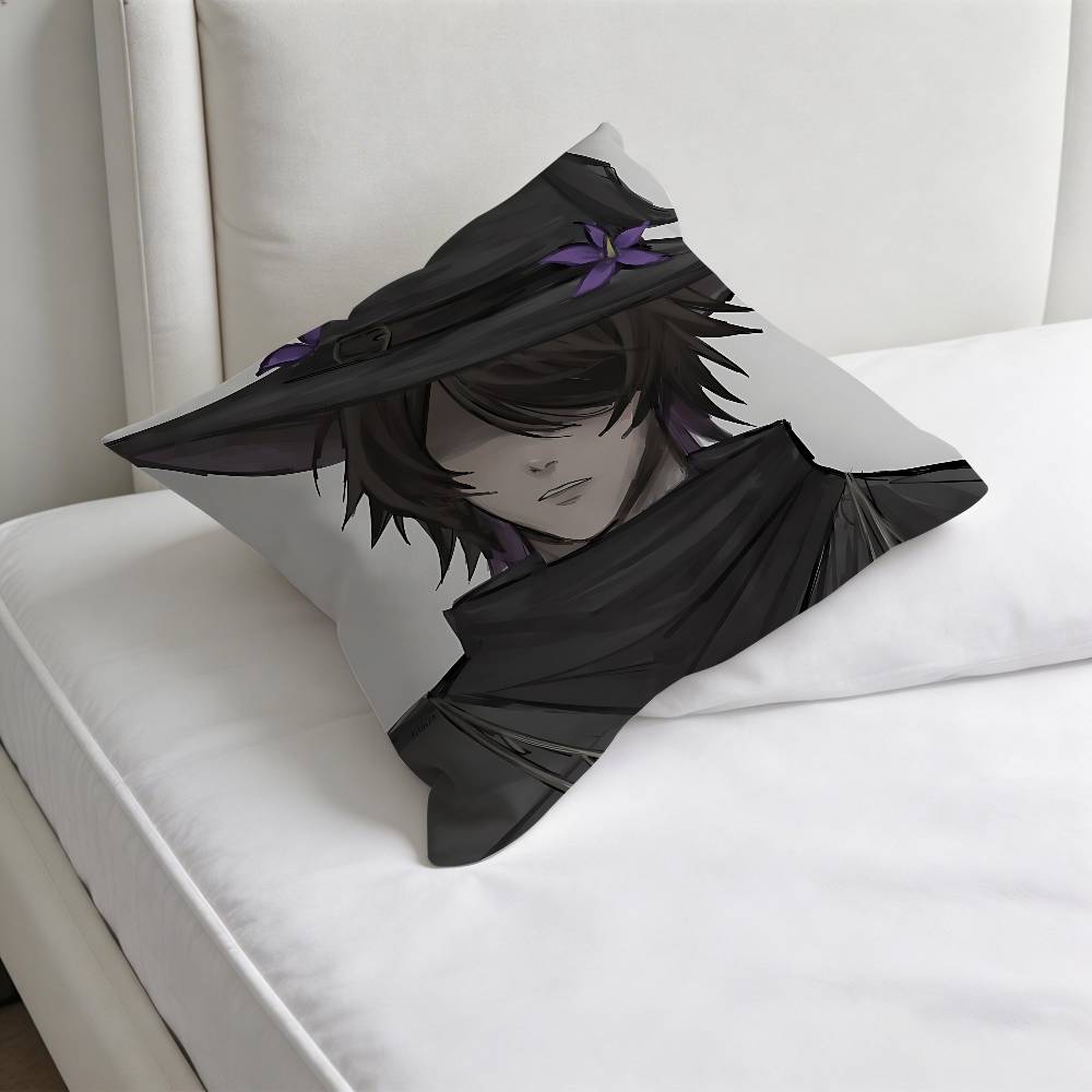 AAzure Time FForsaken Cute Decorative Square Pillow Cover Soft Comfortable Pillow Case Sofa Bed Home Decoration
