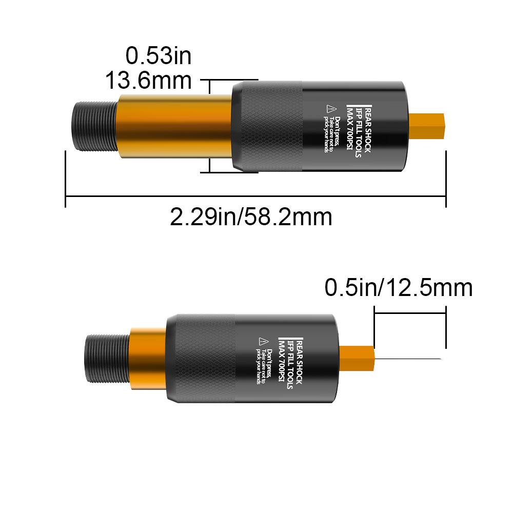 Bicycle Bike Rear Shock IFP Needle Charging Adapter Fill Tool for FOXRP2/RP23/FLOAT-X/CTD/ FLOAT-DPS for X-FUSION CCDB