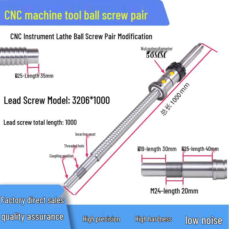 CNC Machine Tool Lead Screw Ball Screw 0630 for Grinding Modification