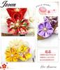 JZOON Hair Cherry Blossom Cute Japanese Five Colors and with Perfect for and Handmade with a Dedicated Perfect for Graduations and Blue Shichi-Go-San