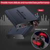 Bas Yükseltmeli 3.5mm Kulaklık Amfisi Taşınabilir HiFi Kulaklık Amplifikatörü, 16-300 Ohm, Telefonlar, iPad için Mat Alüminyum Yüzey