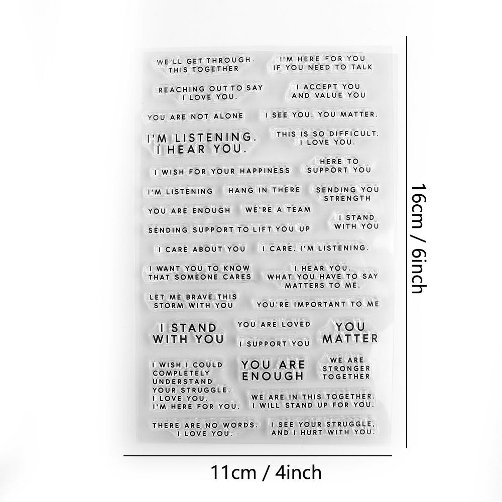 Handwritten Borders Clear Stamps Sassy Christams Rubber Stamps For DIY Scrapbooking Album Card Making Decoration Paper Craft