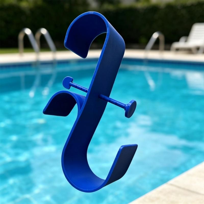 Multipurpose Outdoor Poolside Hanging Rack Waterproof Swimming Accessories Holder For Residential And Public Pools
