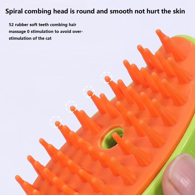 New Steam Brush for Cats Brush Cats Humidifier Steam Brush for Pet Comb for Cats Gadgets Animal Hair Remover MMRYP05
