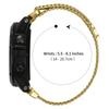 Watch Band for Garmin Fenix 5X/6X/7X/Fenix 8 Pro AMOLED 51mm Magnetic Stainless Steel Electroplating Reinforced Milanese Mesh Strap