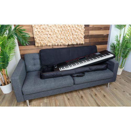 Roland CB-B88V2 88-Key Keyboard Carrying Bag, Durable Fleece Interior with Two Pockets, Large and Small, Fits Various 88-Key Keyboards, Synthesizer, B