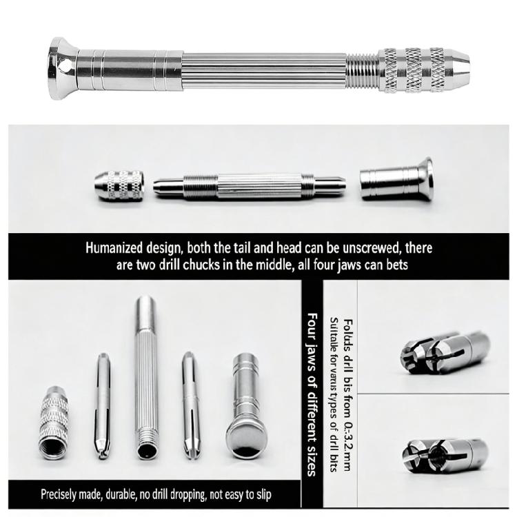 Ergonomic Hand Operated Micro Drill Set For Delicate Carving Tasks