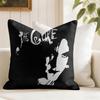 Vintage The CCure Rock Band Cushion Cover Natural Linen Double Sided Print  Throw Pillow Case for Sofa Couch Home Decor