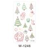 Cartoon Tattoo Sticker Waterproof Christmas Luminous Tattoo Sticker Cute Temporary Tattoo