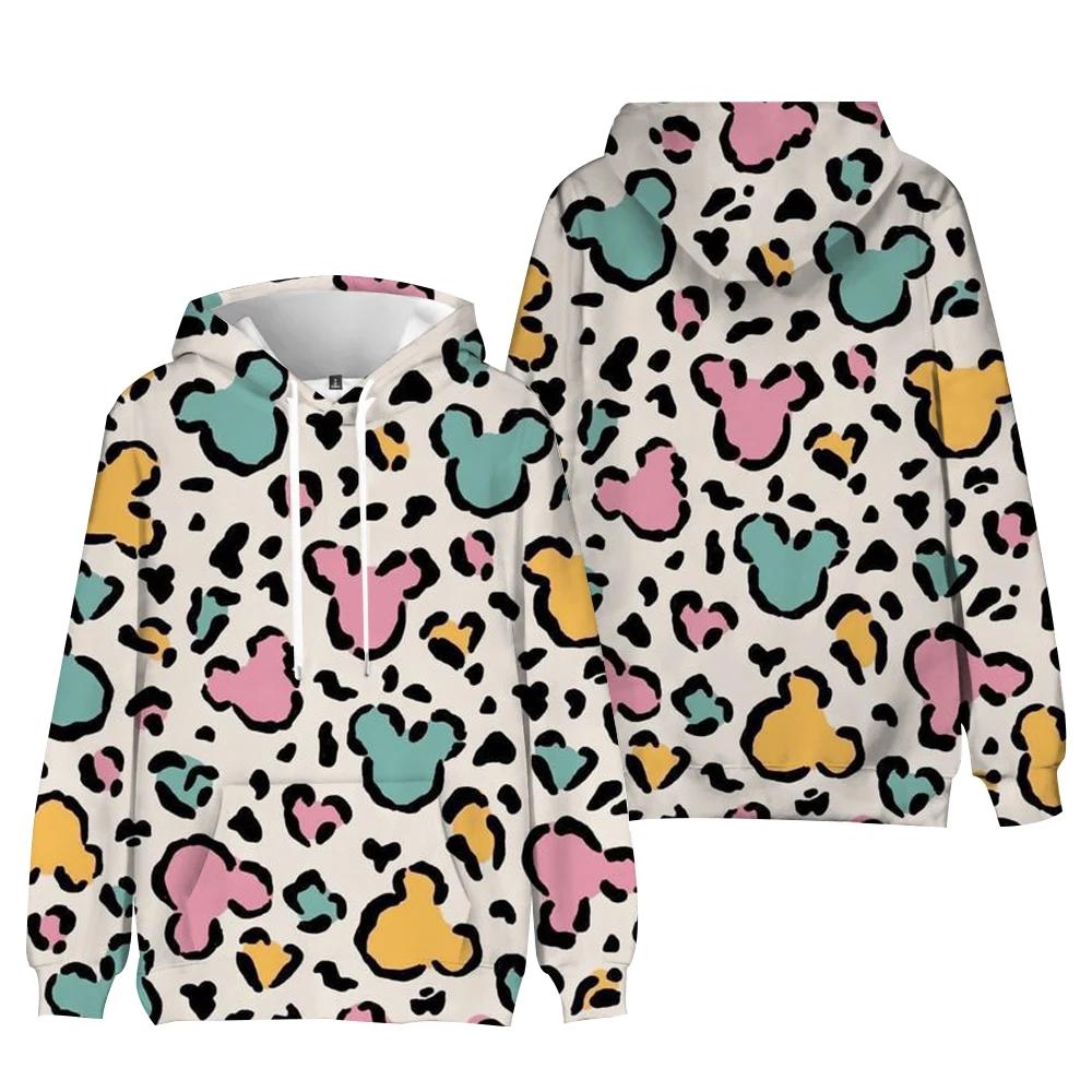 Disney Hoodie Mode Goofy Tasche Sweatshirt Pullover Niedliche Hoodies Mädchen Damen Sweatshirt Cartoon Hoodie