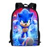 Sonic Kid, Elementary School Bag Children, Animation Cartoon Backpack