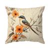 Retro Floral Birds Pillowcase Printed Polyester 40/45/50Cm Throw Pillowcover Decorative Sofa Cushion Pillowslip Home Decor