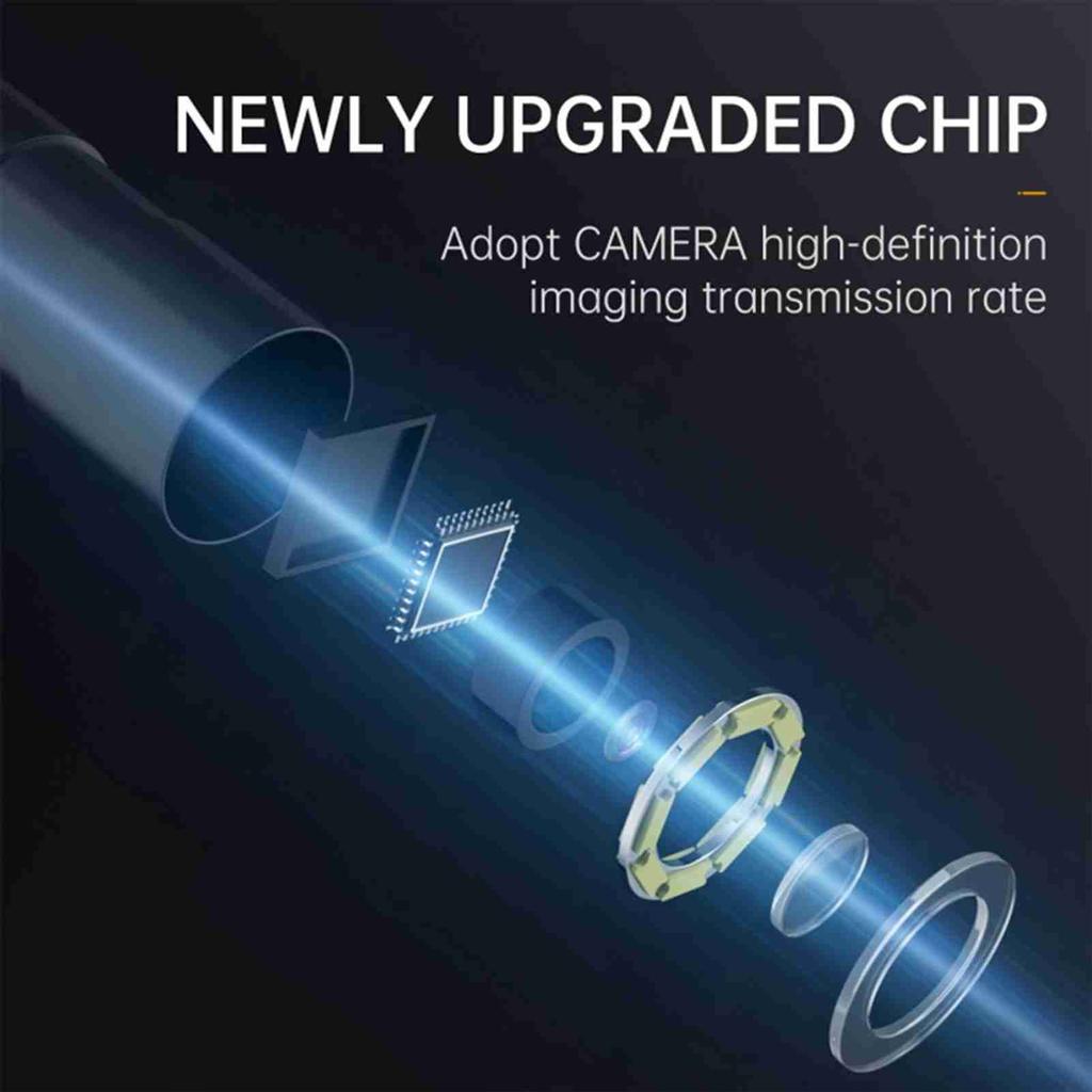 Endoscope Camera with Light, HD 1080P Borescope with 4.3 Screen 8 Adjustable LED Lights, Inspection Camera with