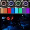 Car Front Air Conditioning Vent 8 Colors Atmosphere Light For Suzuki Jimny JB64 JB74 2019 2020 2021 2022 2023 2024 3 Door 5 Door