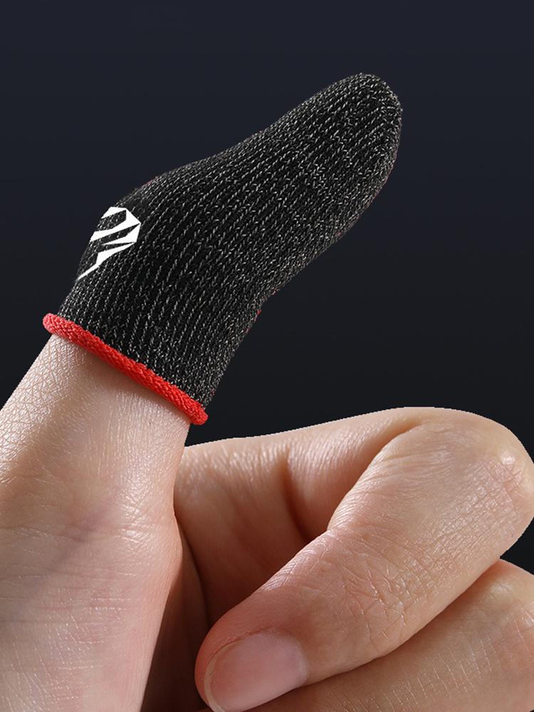 1 Pair Gaming Finger Sleeve Replacement for PUBG Thumb Gloves Breathable Finger Cots for Mobile Game