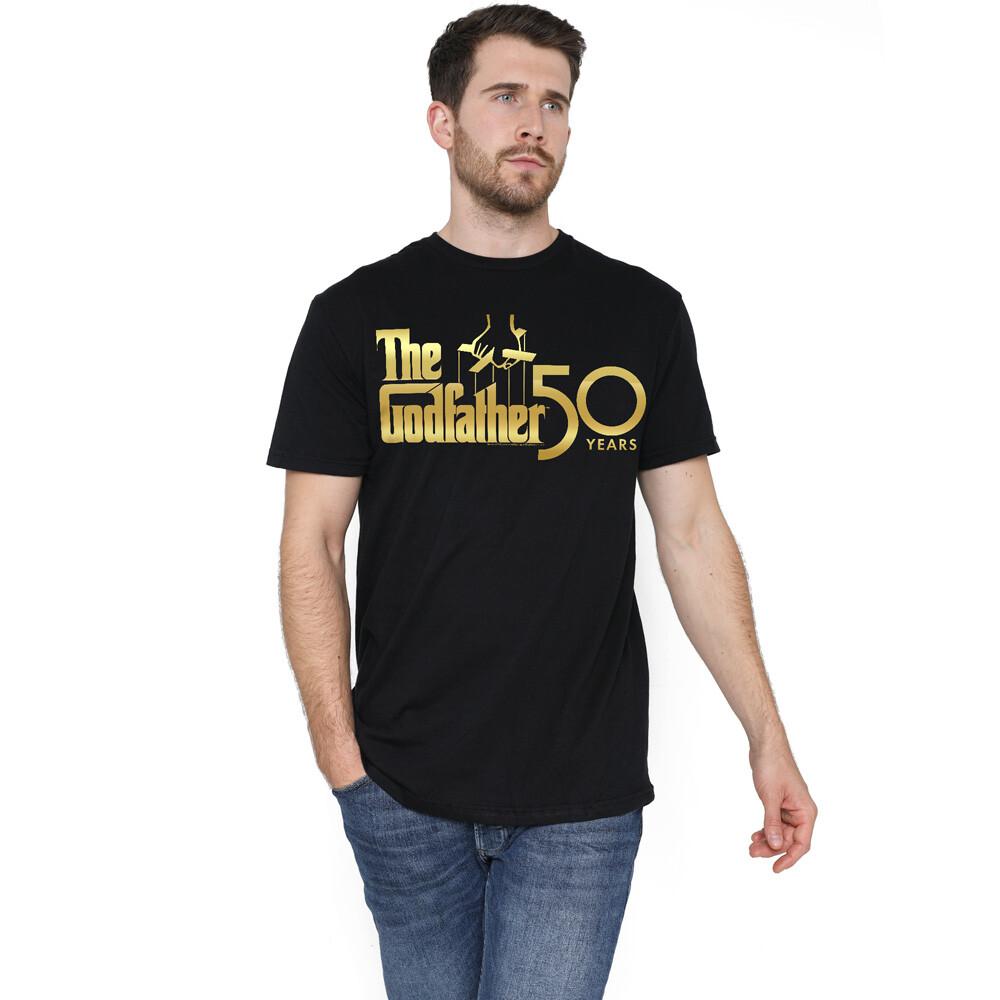 Godfather Godfather 50Th Logo T-Shirt S-2XL Black L