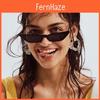 Trendy Women Cat Eye Design Sunglasses With Retro Small Eyeglass And Uv Protection