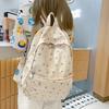 Schoolbag Printed School Bag Female High School College Student Mori Girl Backpack Harajuku Travel Backpack Female Breathable and Lightweight
