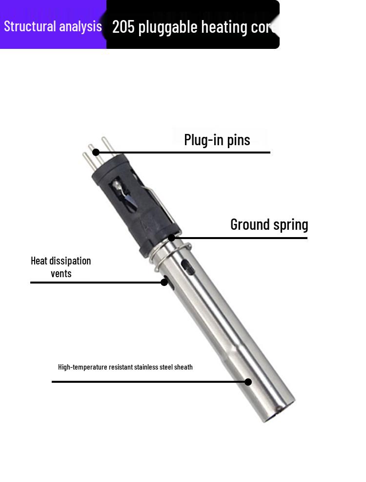 90W 203H/205H High-Frequency Soldering Iron Heating Core & Wire Accessory for Soldering Stations