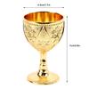 Zinc Alloy Wine Glass Gold Chalice Goblet Goblets & Chalices Shot Glass  For Wedding