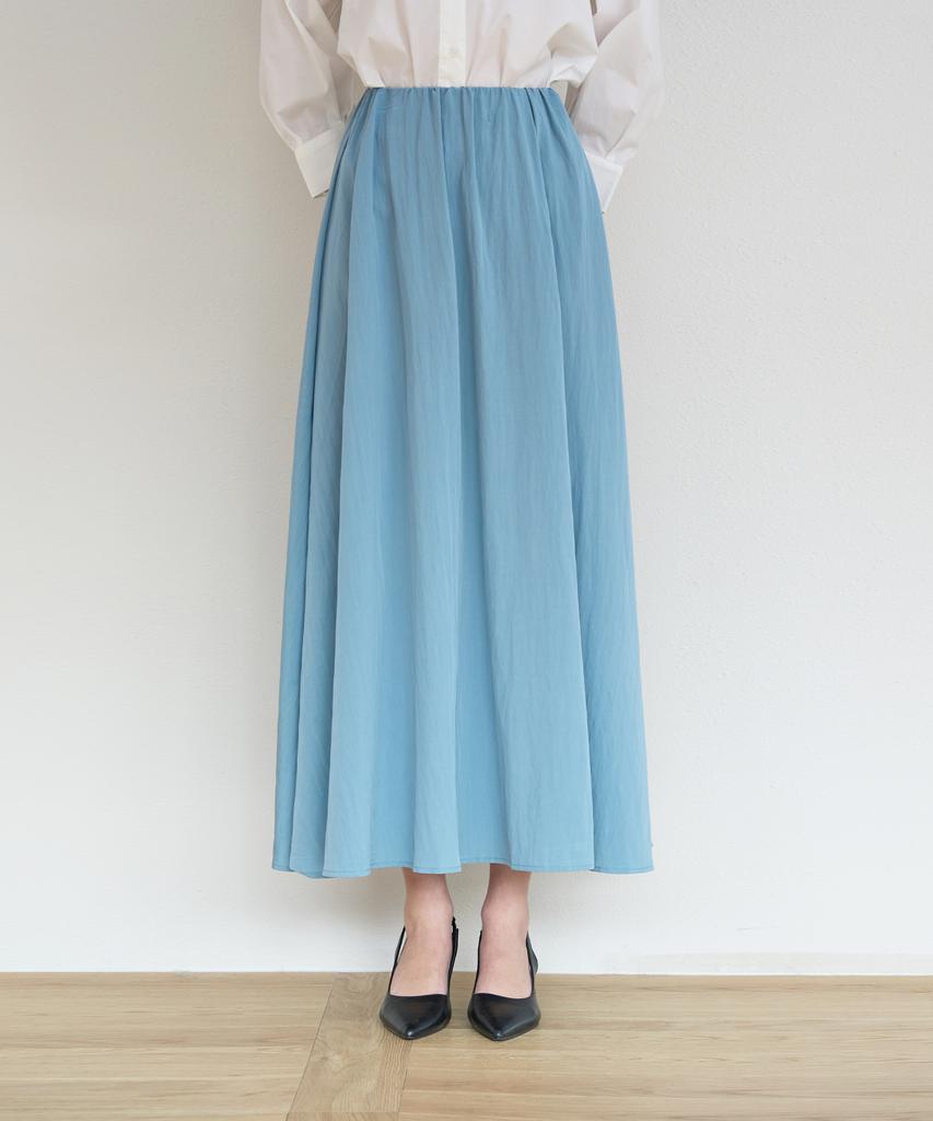 VISITINNEWYORK In-Banding Flare Long Skirt (Vb4Srf1)