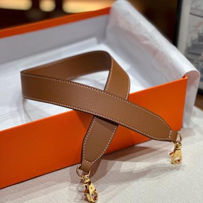 Lagerfeld Epsom Wide Leather Strap With High-Grade Leather Edge Handcrafted Exquisite Single Leather Cowhide Adjustable Strap Wide Leather Strap