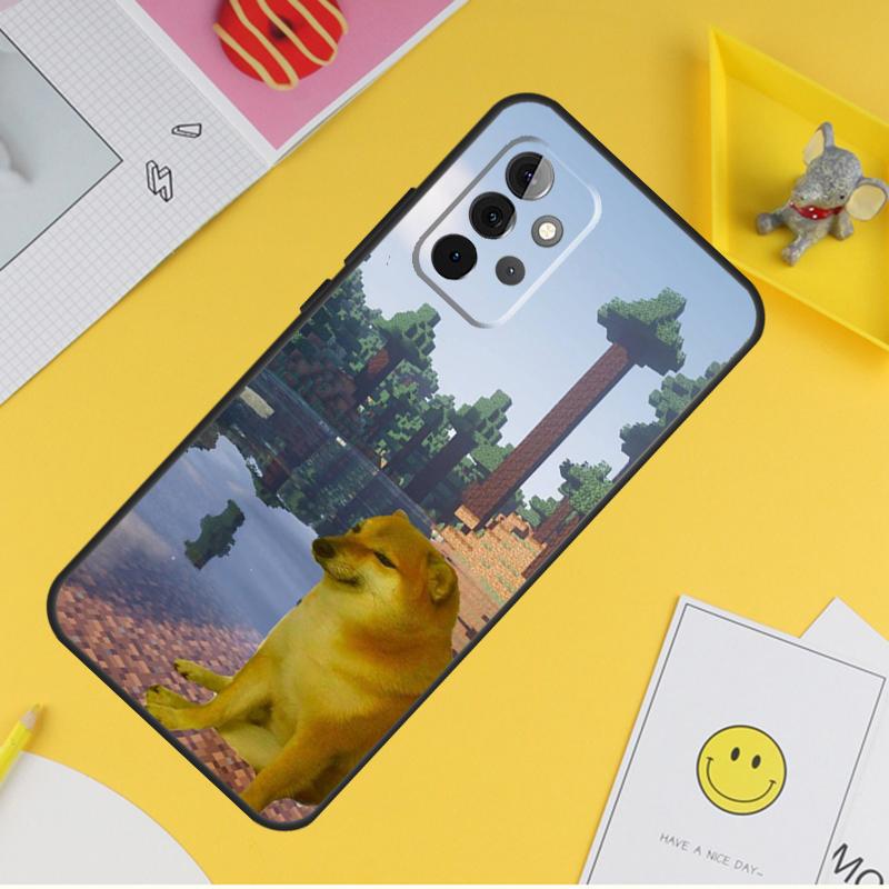 Doge Case For Samsung Galaxy A15 A17 A54 A34 A14 A13 A23 A33 A53 A52 A32 A12 A56 A36 A16 A35 A55