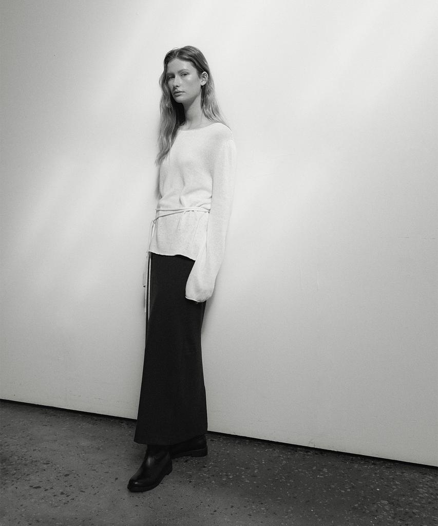 Deomago Paper Wholegarment Knit (Off White)