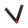 Digital Display Angle Ruler 2 in 1 Plastic Lightweight Convenient Black Digital Angle Finder200mm