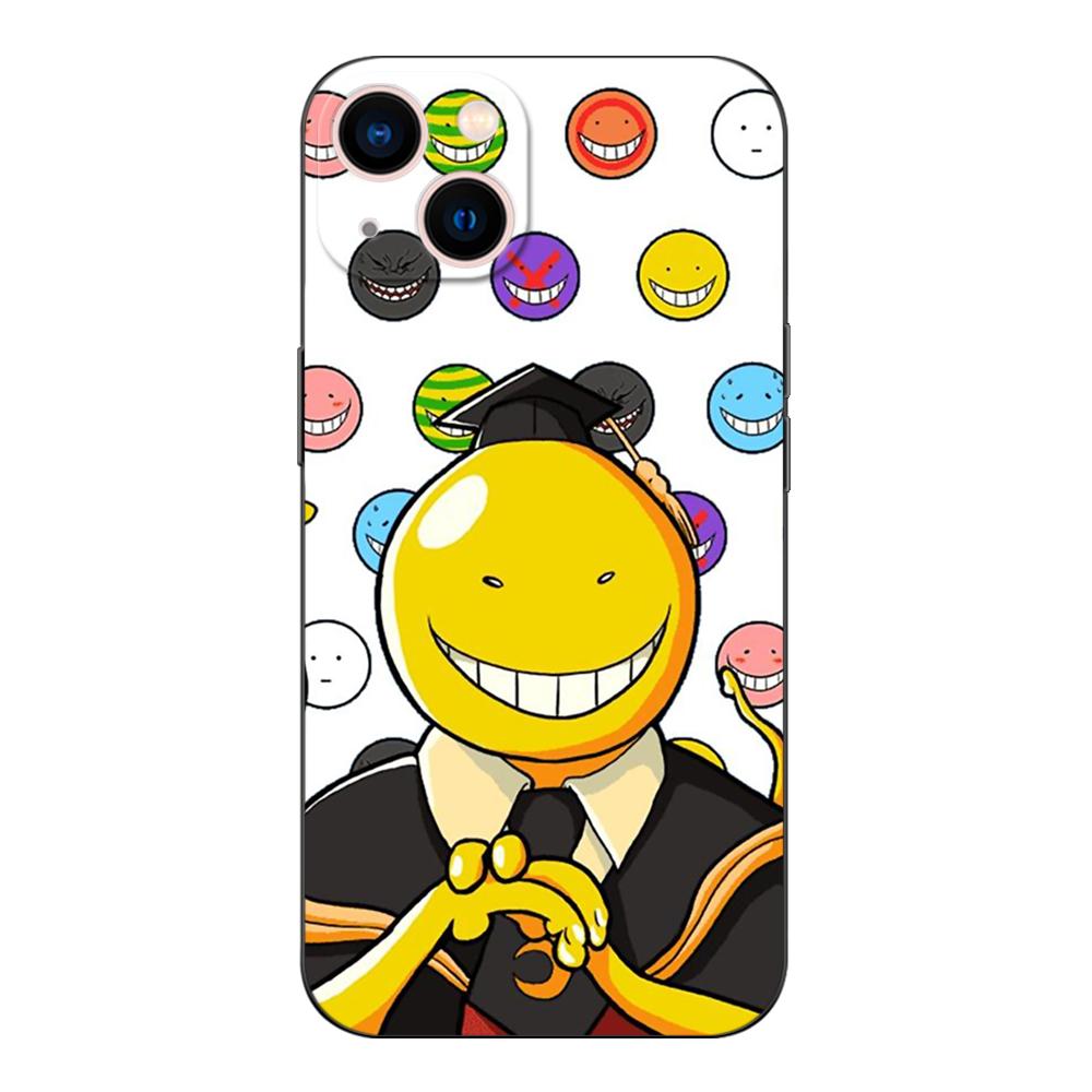 Black Tpu Case For Samsung Galaxy A3 A5 A7 2016 2017 2018 Cover Assassination Classroom