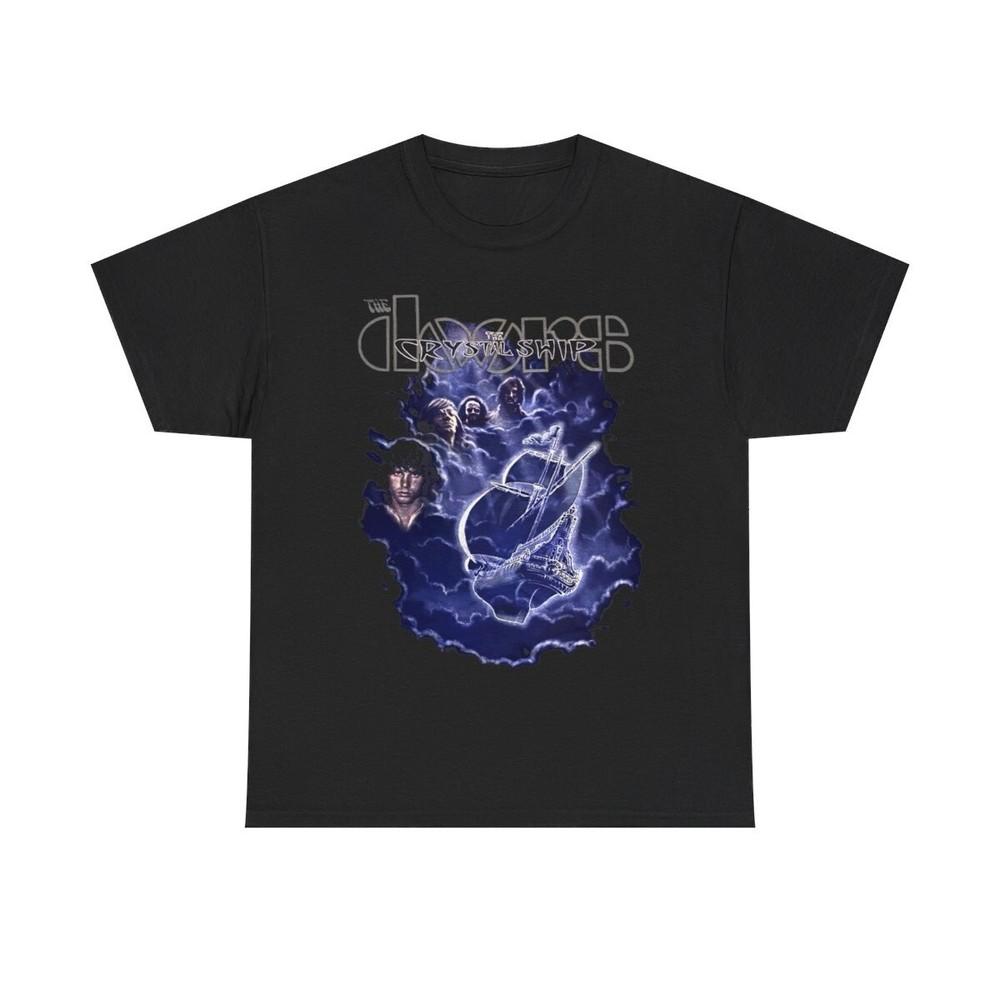 The Doors Shirt, The Doors The Crystal Ship , Band Rock Tee 2 Side Unisex T-Shirt XXXL