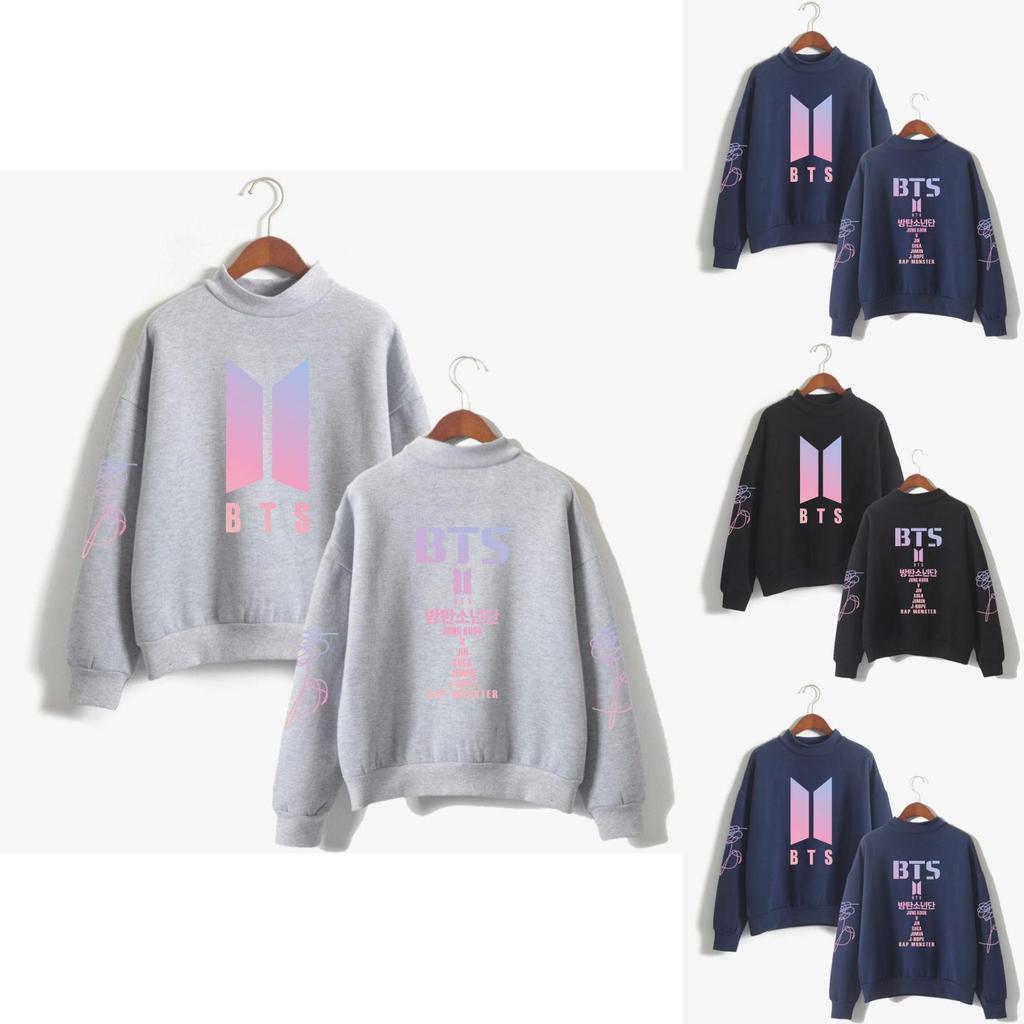 Bts Kpop Svetr In Bloom Unisex Mikina Jung Kook Bangtan Boys Stylová Pohodlná Bavlněná Směs
