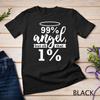Funny Angel Devil 99 Percent Wild Side Joke Top For Her T Shirt