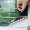Self-adhesive Tile Stickers Wall Tile Stickers Waterproof Self Adhesive 3d Tile Wall Stickers for Kitchen Bathroom Room