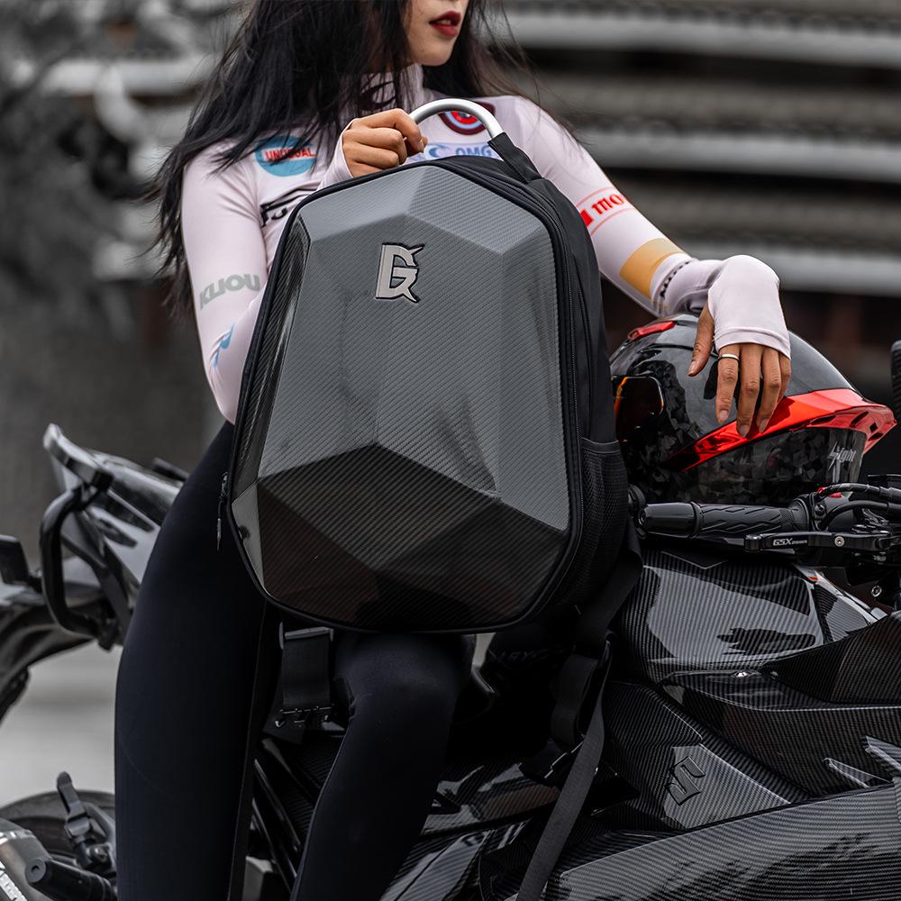 Mochila de Motocicleta Outdoor Devil Race - Grande Capacidade para Capacete e Alforje
