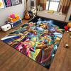 "Golden Armor Warriors Carpet with Vibrant Cosmic Fantasy Design" Suitable for use as an anti-slip for living room bedroom sofas