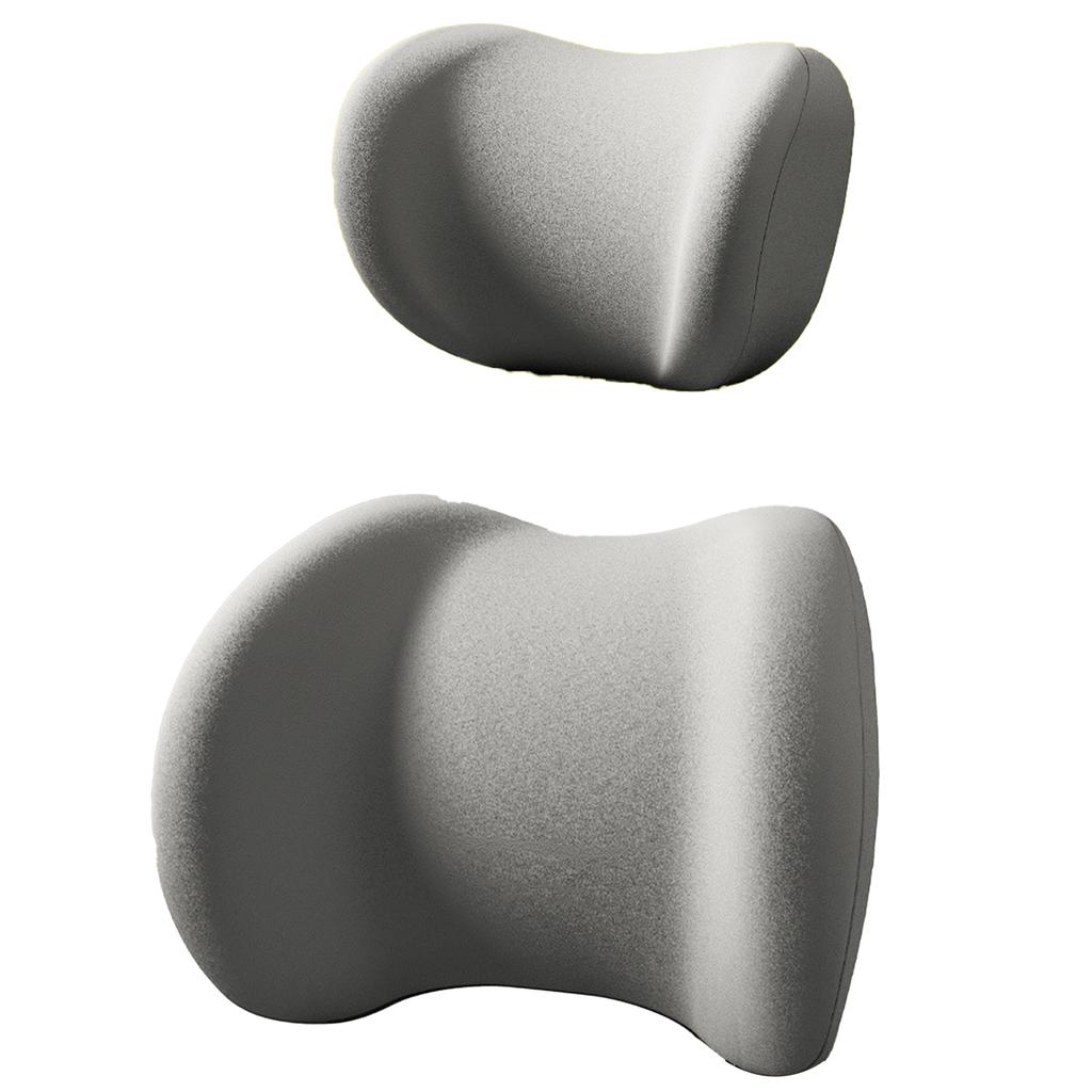 Memorys Foam Headrest For Driving Breathable Ergonomic Car Cushion Set For Office Chair