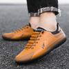 Men's shoes new soft-soled driving casual sports shoes convenient, comfortable and lightweight color matching flat shoes