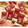 Vibrant 2025 Chinese Zodiac Snake Cartoon Lucky Money Red Packets For New Year