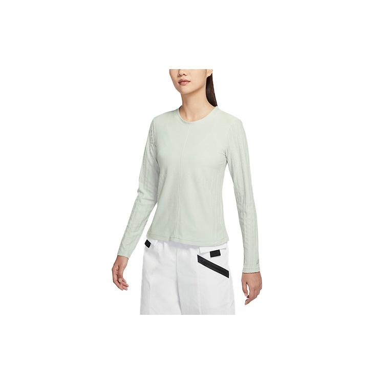 (WMNS) Nike Sportswear Dri-FIT Adv Tech Pack Quick Dry Knitting Round-neck Sweateshirt Grey/Green Graygreen Women s DM6165-034 L