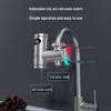 Stainless Steel Electric Instant Hot Water Faucet, No Installation Needed, for Hot and Cold Water Use In Kitchen