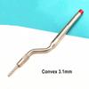 Outil d'ostéotome d'implant dentaire, outil de levage de Sinus dentaire, pointe courbée, poussoir de laboratoire dentaire, outils de dentiste