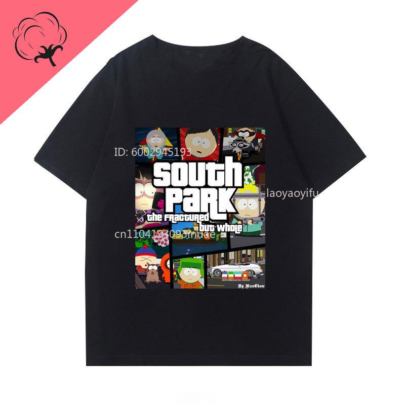 Camiseta South Park Howdy Cartunisex Quotation Short Sleeve Funny Humor Cartoon Enthusiast Camisa Oneck Cotton Printed Summer Shirt S