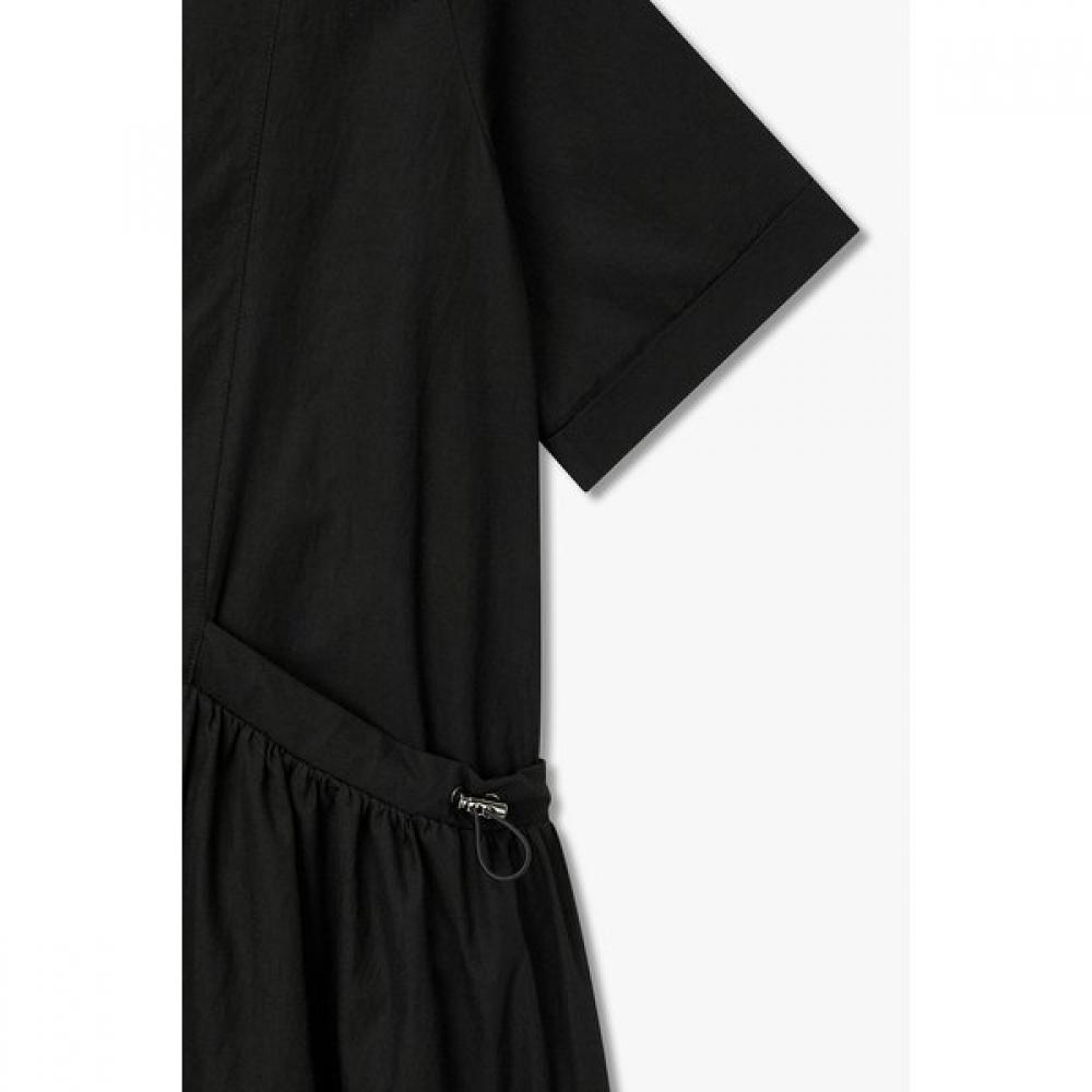 Vov Front Zip Shirt Collar Dress 7156337001