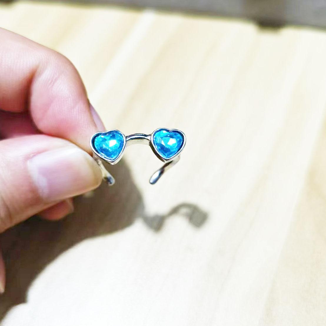 

Eye Couple Ring for Women, Light Luxury Style, High-end Fashion, Adjustable Opening 11