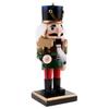 T02C!20cm Holz Nussknacker Soldatenfiguren Ornament Walnuss Soldatenpuppen Für Weihnachtsfeier Dekoration Geschenke
