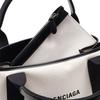 Balenciaga Malá nákupní taška Cabas Přírodní/Černá Dámské Tote_bags Krémová 339933-2HH3N-9260
